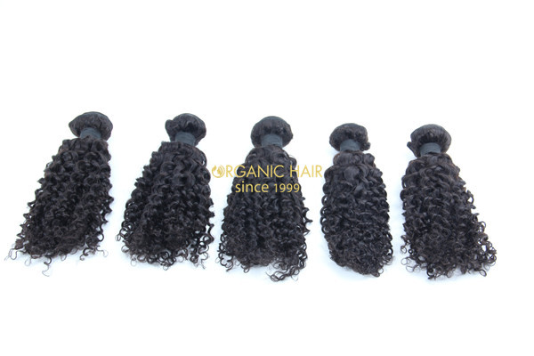 Wholesale afro kinky curly virgin human hair extensions